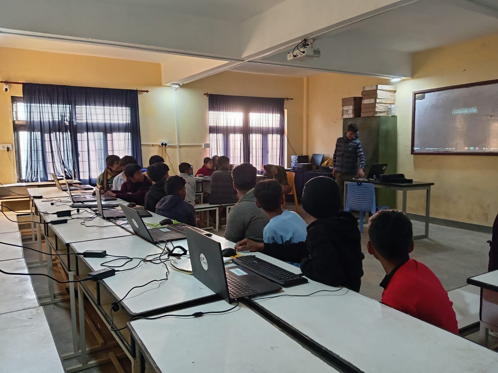 Alex George Brown IT School through the IT Education program